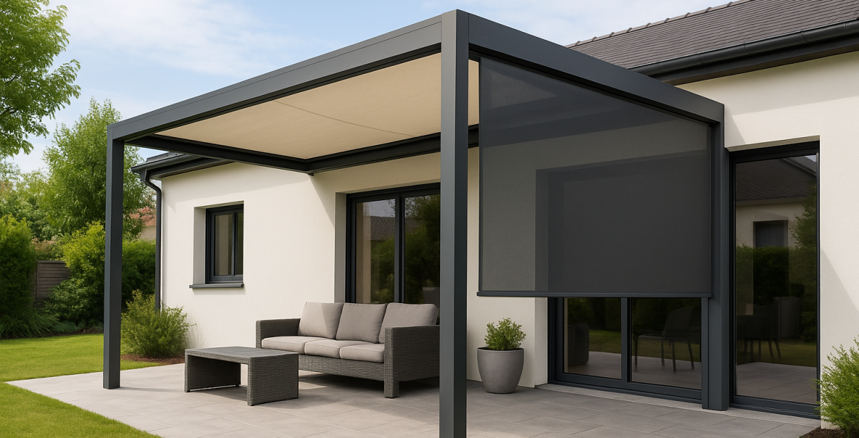 Pergola toile ou screen latéral que choisir