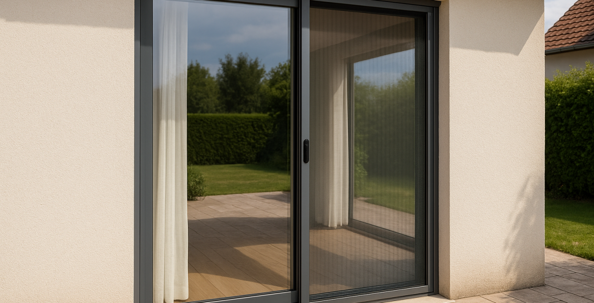 Moustiquaire latérale pour porte-fenêtre