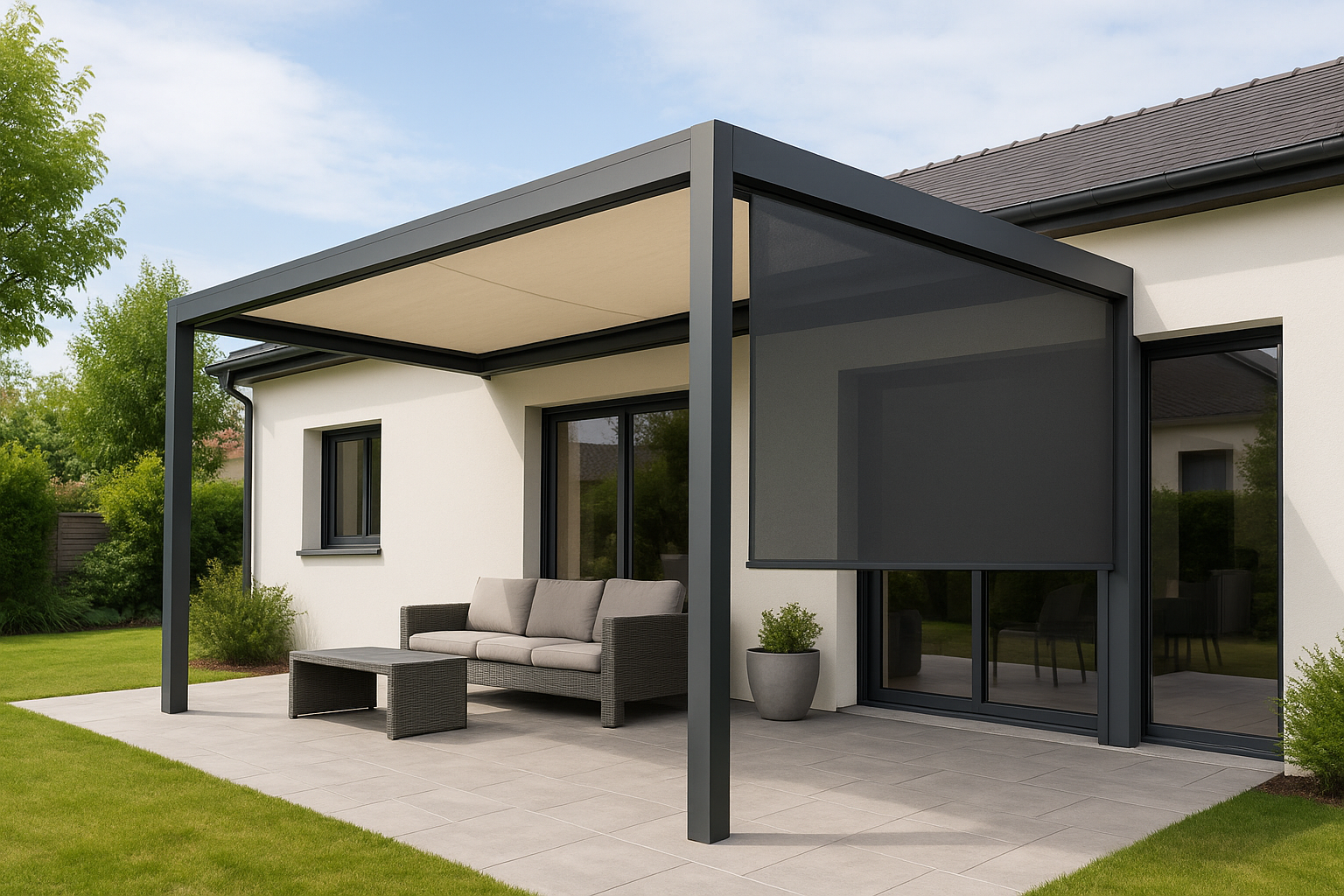 Pergola toile ou screen latéral que choisir