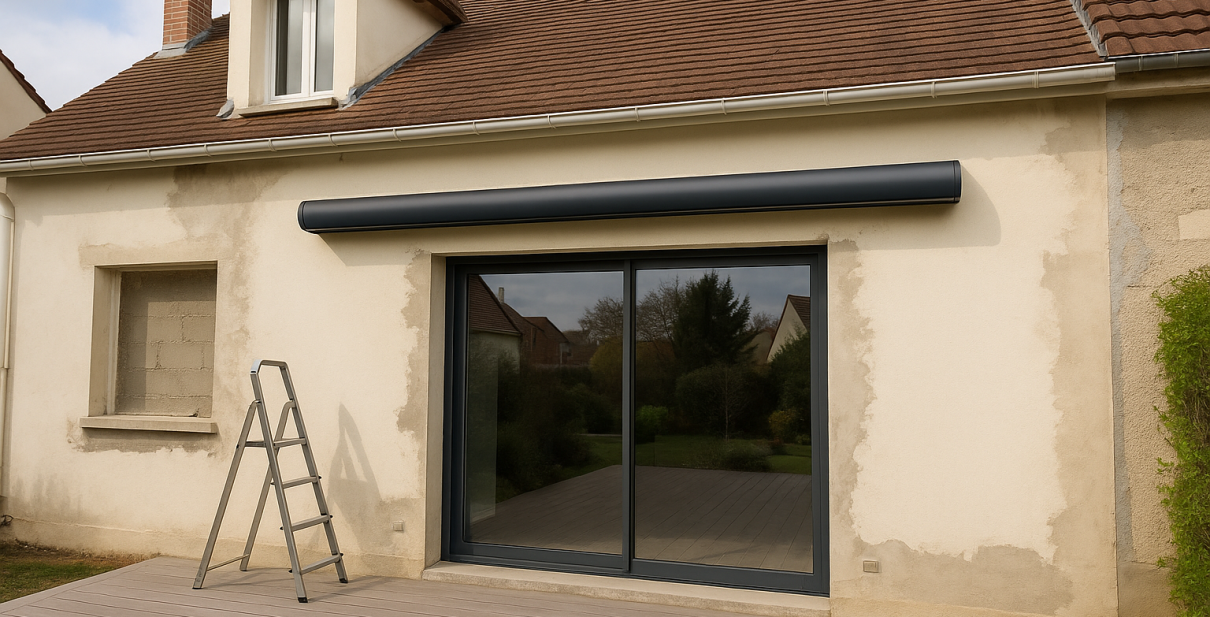 Store coffre intégral en rénovation