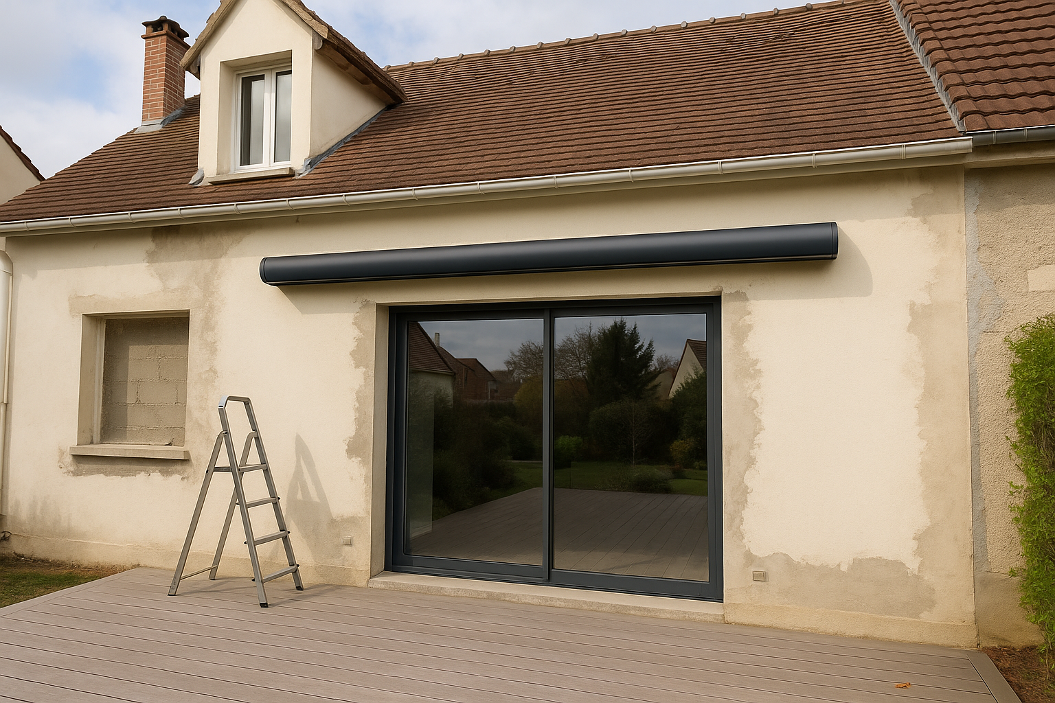 Store coffre intégral en rénovation